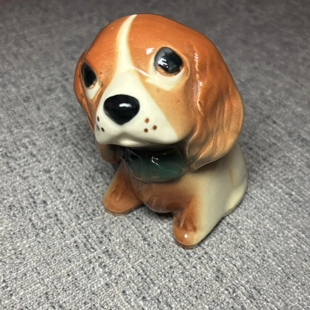 VTG MCM Shawnee Pottery Sad Puppy Dog Planter Ceramic kitschy Decor‎ 1950/60s